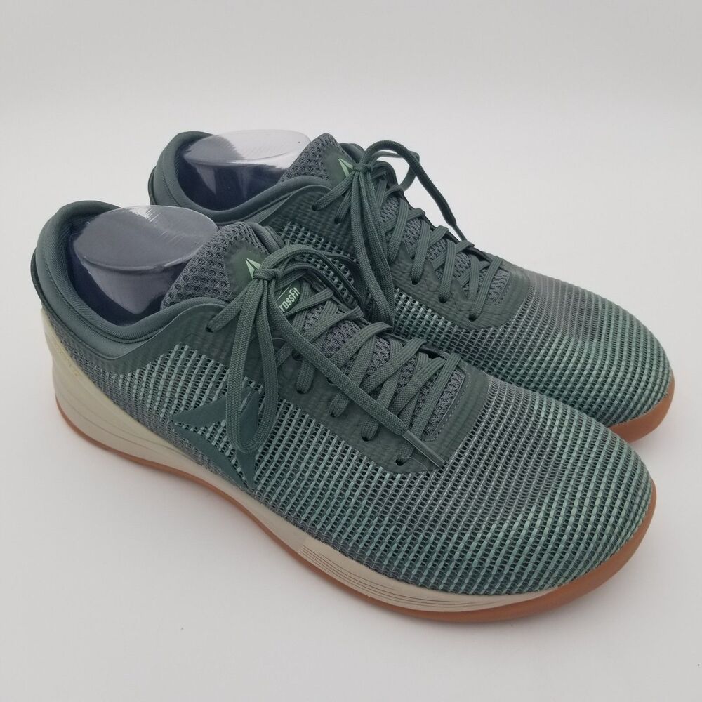 Reebok Men's Athletic Shoes in Green with Gum Sole